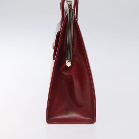 SAINT LAURENT Hand Bag Leather Red Auth - Picture 4 of 16